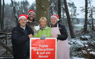 Weihnachtswünsche von Volker,Sebastian, Martina und Werner