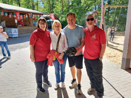 Zwei Landtagsabgeordnete bei uns zu Gast. v.l.n.r. Andrea Schreck MGR, Martina Fehlner, Martin Stock und Paul Klement MGR
