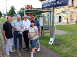 v.l.n.r. Fritz Weber, Werner Baur, Bernd Rützel, Kirstin Reis, Daniel Schmitt