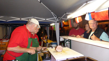 Der Rollbraten sah gut aus und schmeckte