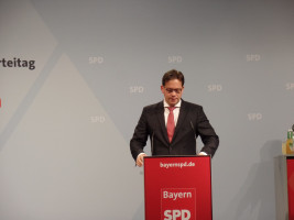 Florian Pronold bei seinem Rechenschaftsbericht