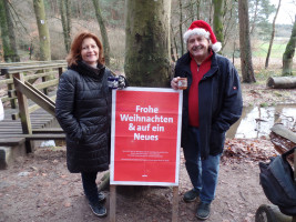 Weihnachtswünsche von Anne und Volker