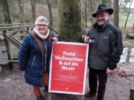 Unsere Gastgeber Wolfgang mit seiner Frau