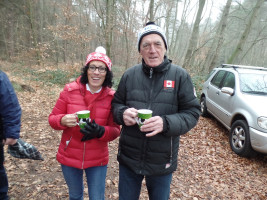 Die Besucher aus Erlenbach Helga und Hans