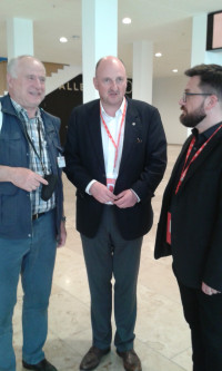 Werner Baur mit MdB Bernd Rützel und Thomas Kutschaty, dem neu gewählten Fraktionsvorsitzenden der SPD im NRW-Parlament