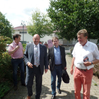 Ralf Stegner im Anmarsch