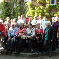 Abschluß der Stadtführung Besuch der Fuggerei