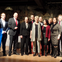 Gruppenbild mit Bundesministerin